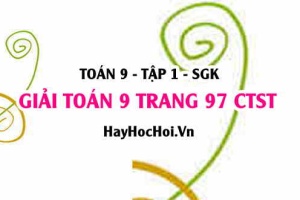 Giải Toán 9 trang 97 tập 1 Chân trời sáng tạo